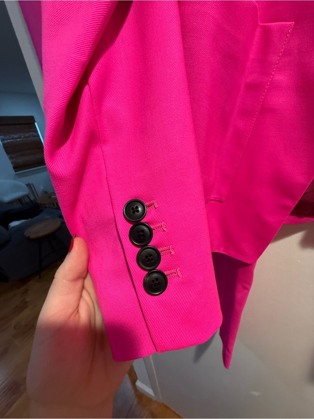 Argent Pink Women's Matching Blazer and Pants Suit - Picture 7 of 8